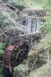 Derelict water wheel