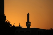 Sunset minaret