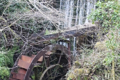 Derelict water wheel