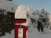 Snow post box