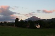 Moon over Schiehallion