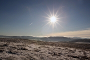 Winter sun rays