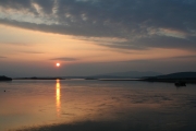 Sunset over Ledaig point
