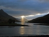 Sun rays over Loch Leven 1