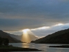 Sun rays over Loch Leven 2