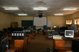 Inside St Mary’s computer lab